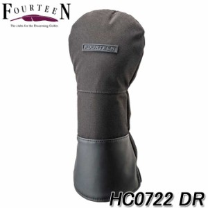 フォーティーン HC0722 DR用 オリジナル ヘッドカバー ブラック FOURTEEN 10p