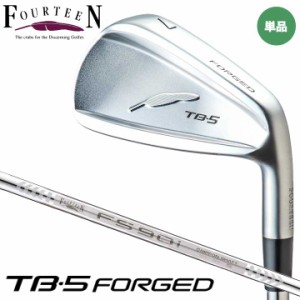 【2023モデル】フォーティーン TB-5 フォージド アイアン 単品（#5）　シャフト：FS-90i スチール FOURTEEN NEW TB-5 FORGED 20p