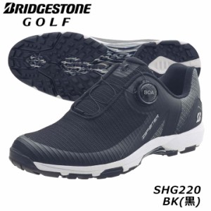 ブリヂストンゴルフ SHG220 ゼロ・スパイク バイター ライト（ニット） BK(黒) ゴルフ スパイクレスシューズ BOA BRIDGESTONE GOLF 10P