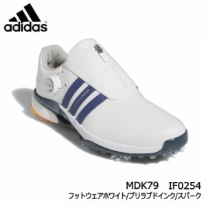 アディダス  MDK79-IF0254 ツアー360 24 ボア メンズ ゴルフシューズ フットウェアホワイト/プリラブドインク/スパーク adidas