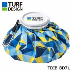 ターフデザイン TDIB-BD71 アイスバッグ ブルー カラビナ付き ICE BAG 氷のう 氷嚢 暑さ対策 暑熱対策 熱中症対策 ゴルフ スポーツ 部活 