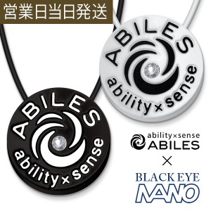 アビリス ナノ ネックレス ABILES 丸山式コイル BLACK EYE搭載 電磁波防止 電磁波カット 電磁波対策 丸山医師 監修