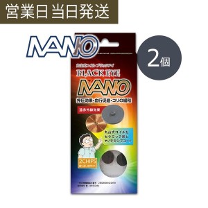 丸山式コイル ブラックアイナノ 2個入 電磁波防止 電磁波対策 一般医療機器 押圧効果 血行促進 コリの緩和 電磁波カット 電磁波ブロッカ