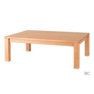 こたつ 120×85 長方形 日本製 こたつテーブル おしゃれ テーブル 木製 継脚型 無垢ブラックチェリー ウォールナット オーク 家具調こた