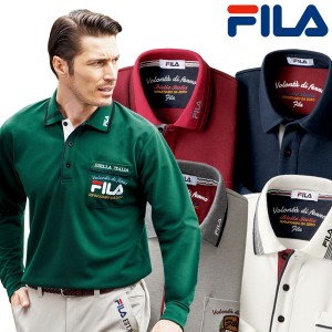 FILA フィラ 吸汗速乾デザインポロシャツ さらっと快適 通年 40代 50代 60代 957889