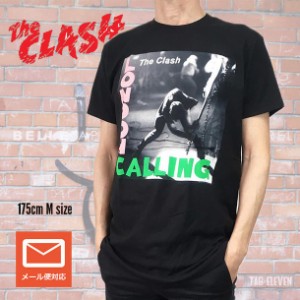 the CLASH クラッシュ Tシャツ LONDON CALLING デカプリント パンク Tシャツ 送料無料 バンドTシャツ 