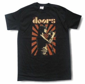 メール便 送料無料 THE DOORS ドアーズ Tシャツ Lizard ブラック メンズ ロックTシャツ