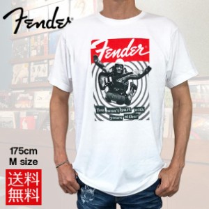 Fender フェンダー Tシャツ メンズ レディース バンドＴ 正規品 バンドTシャツ ホワイト 送料無料