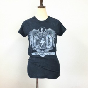 AC/DC エーシーディーシー BLACK ICE レディース ロックTシャツ