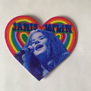 ワッペン Janis Joplin ジャニス・ジョプリン ロゴ ロック バンド ワッペン