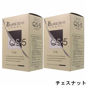 hoyu　ホーユープロフェッショナル　アシュレー QS-5　CQ-5 チェスナット　業務用　(1剤/50g×3、2剤/50g×3)×2点セット