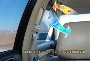 カーファン 車載ソーラーエアベント クールファン ソーラークーラー 車内換気 車用ソーラーファン ソーラー発電 CARFAN