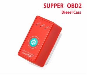 SuperOBD2 ディーゼル車用 NitroOBD2+EcoOBD2合体 チューニングボックス 軽油使用車の燃費改善 SPOBD-RED