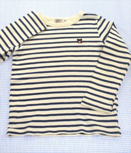 ダブルビー DOUBLE_B ミキハウス 長袖Tシャツ 120cm トップス 男の子 女の子 キッズ 子供服 中古