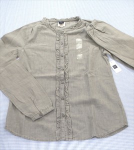 ギャップ GAP シャツ ブラウス 長袖 160cm 新品 トップス 女の子 キッズ ジュニア 子供服 中古