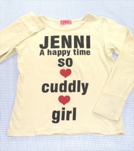 ジェニィ Jenni 長袖Tシャツ 130cm トップス 女の子 キッズ 子供服 中古