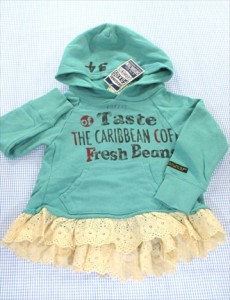 【新品 未使用】パーカー トレーナー 100cm トップス キッズ 女の子 子供服 中古 エフオーキッズ F.O.KIDS 