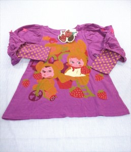 バナバナ Vana Vana ヴァナ ヴァナ 7分袖Tシャツ 130cm 新品 トップス 女の子 キッズ 子供服 中古