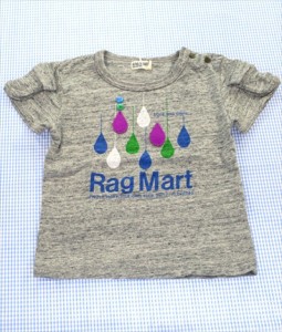 ラグマート RAG MART 半袖Tシャツ 90cm トップス キッズ 女の子 子供服 中古