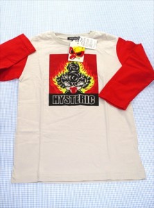 ヒステリックミニ HYSTERIC mini 長袖Tシャツ 7分袖 140cm 新品 トップス 男の子 女の子 ジュニア キッズ 子供服 中古