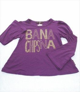 バナナチップス BANANA CHIPS 長袖Tシャツ 130cm トップス 女の子 キッズ 子供服 中古