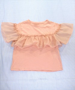 プティマイン petit main ナルミヤ 半袖Tシャツ 110cm トップス 女の子 キッズ 子供服 中古