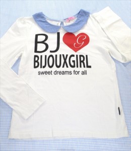 ビジュー ガール BIJOUX GIRL 長袖Tシャツ 140cm トップス 女の子 ジュニア キッズ 子供服 中古