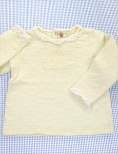 スーリー Souris 長袖Tシャツ 80cm トップス 女の子 ベビー服 キッズ 子供服 中古