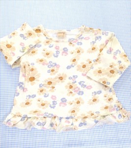 プティマイン Petit main ナルミヤ チュニック 長袖 80cm トップス 女の子 ベビー服 キッズ 子供服 中古