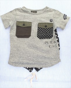 ブルーアズール BLUEU AZUR 半袖Tシャツ 120cm トップス 男の子 キッズ 子供服 中古