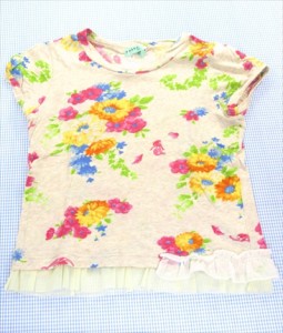 ハッカ HAKKA KIDS 半袖Tシャツ 130cm トップス 女の子 キッズ 子供服 中古