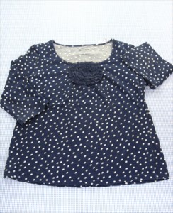 オールドネイビー OLD NAVY 半袖Tシャツ 5分袖 140cm トップス 女の子 ジュニア キッズ 子供服 中古