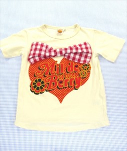 ミルデベリー MIL DE BERRY 半袖Tシャツ 120cm トップス 女の子 キッズ 子供服 中古