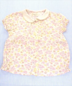 ビケット Biquette キムラタン ブラウス 半袖 100cm トップス 女の子 キッズ 子供服 中古