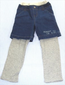 ビケット Biquette キムラタン パンツ 長ズボン デニム 110cm ボトムス 男の子 キッズ 子供服 中古