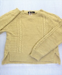 イーストボーイ EAST BOY セーター ニット 9号 160cm トップス ジュニア レディース 女の子 子供服 中古