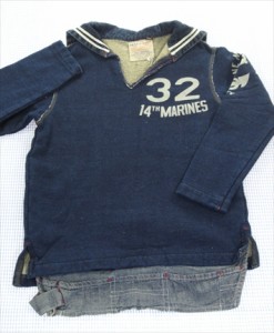 デニム＆ダンガリー DENIM＆DUNGAREE トレーナー 120cm トップス 男の子 女の子 キッズ 子供服 中古