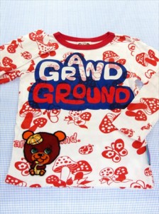 グラグラ GRAND GROUND 長袖Tシャツ 120cm トップス 女の子 キッズ 子供服 中古 