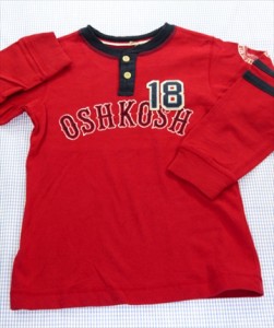 オシュコシュビゴッシュ OSHKOSH 長袖Tシャツ 110cm トップス 男の子 子供服 キッズ 中古