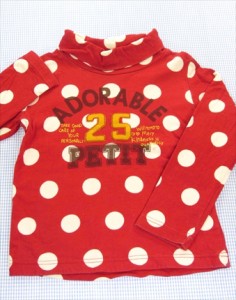 ウィルメリー WILL MERY 長袖Tシャツ タートル 120cm トップス キッズ 女の子 子供服 中古