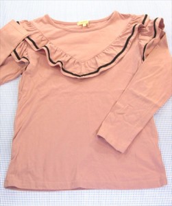 ハッシュアッシュ HUSHUSH 長袖Tシャツ 150cm トップス 女の子 ジュニア キッズ 子供服 中古