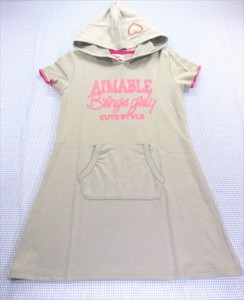 エマーブル AIMABLE ワンピース 半袖 140cm オールインワン 女の子 ジュニア キッズ 子供服 中古