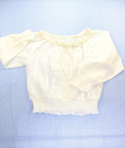 PINK-latte ピンクラテ ブラウス 長袖 150cm トップス 女の子 ジュニア キッズ 子供服 中古