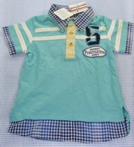 ドンキージョシー Donkey Jossy ポロシャツ 半袖 130cm 新品 トップス キッズ 男の子 子供服 中古