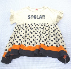 ScoLar スカラー チュニック  半袖 150cm オールインワン 女の子 ジュニア キッズ 子供服 中古