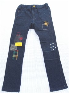 ユッピー Youpi キムラタン パンツ 長ズボン デニム 120cm ボトムス 女の子 キッズ 子供服 中古