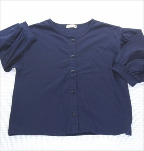 ブランシェス BRANSHES カーディガン 7分袖 150cm トップス ジュニア キッズ 女の子 子供服 中古