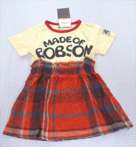 ボブソン Bobson キムラタン ワンピース 半袖 110cm 新品 オールインワン 女の子 キッズ 子供服 中古