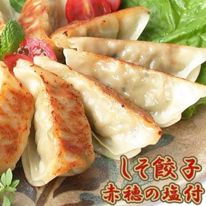 餃子 送料無料 しその風味香る【赤穂の焼塩付き】旨鶏餃子 30個 にんにく控えめ しそ 餃子 国内生産 冷凍食品 国内生産 冷凍食品 冷凍