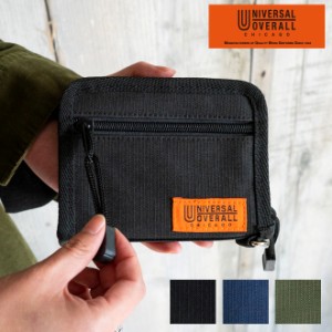 UNIVERSAL OVERALL ユニバーサルオーバーオール ラウンドウォレット 財布 ラウンドジップ カードケース コインケース ナイロン 丈夫 耐